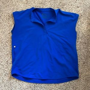 Royal blue Rafaela scrub top